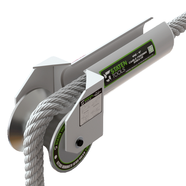 441 - 4" Feeding Sheave | Greenlee Tuggers 640, 6801, 6001 & More | Staten Tools