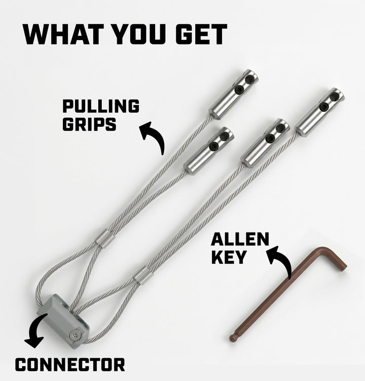 Staten Tools 629 Heavy-Duty Pulling Grip Kit with Clevis & Allen Key