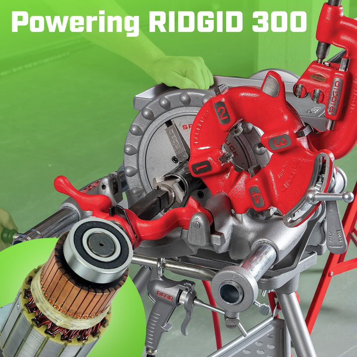 OEM Ridgid Motor Armature & Bearings 089240028709 For R4514 - Foto 3
